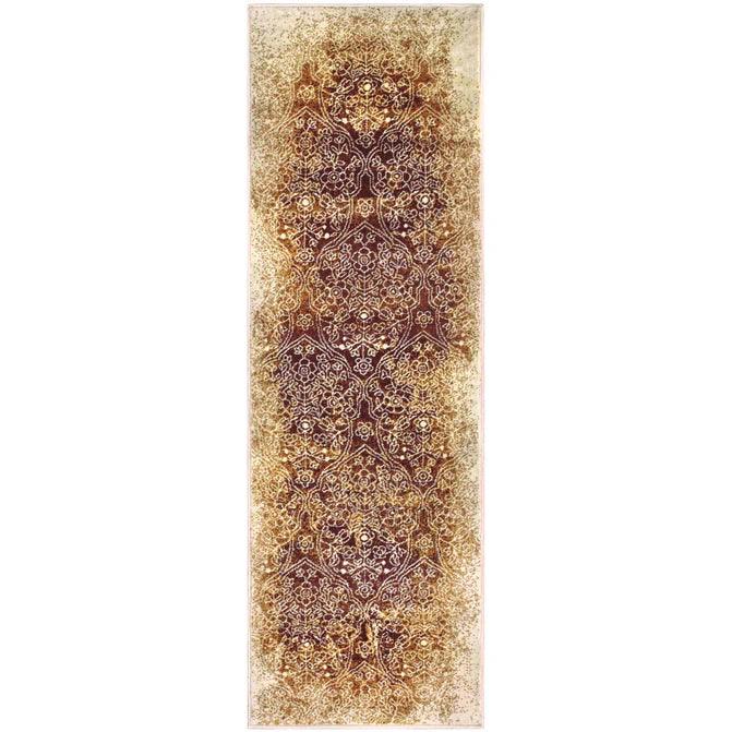 Apollo Distressed Oriental Floral Damask Indoor Area Rug