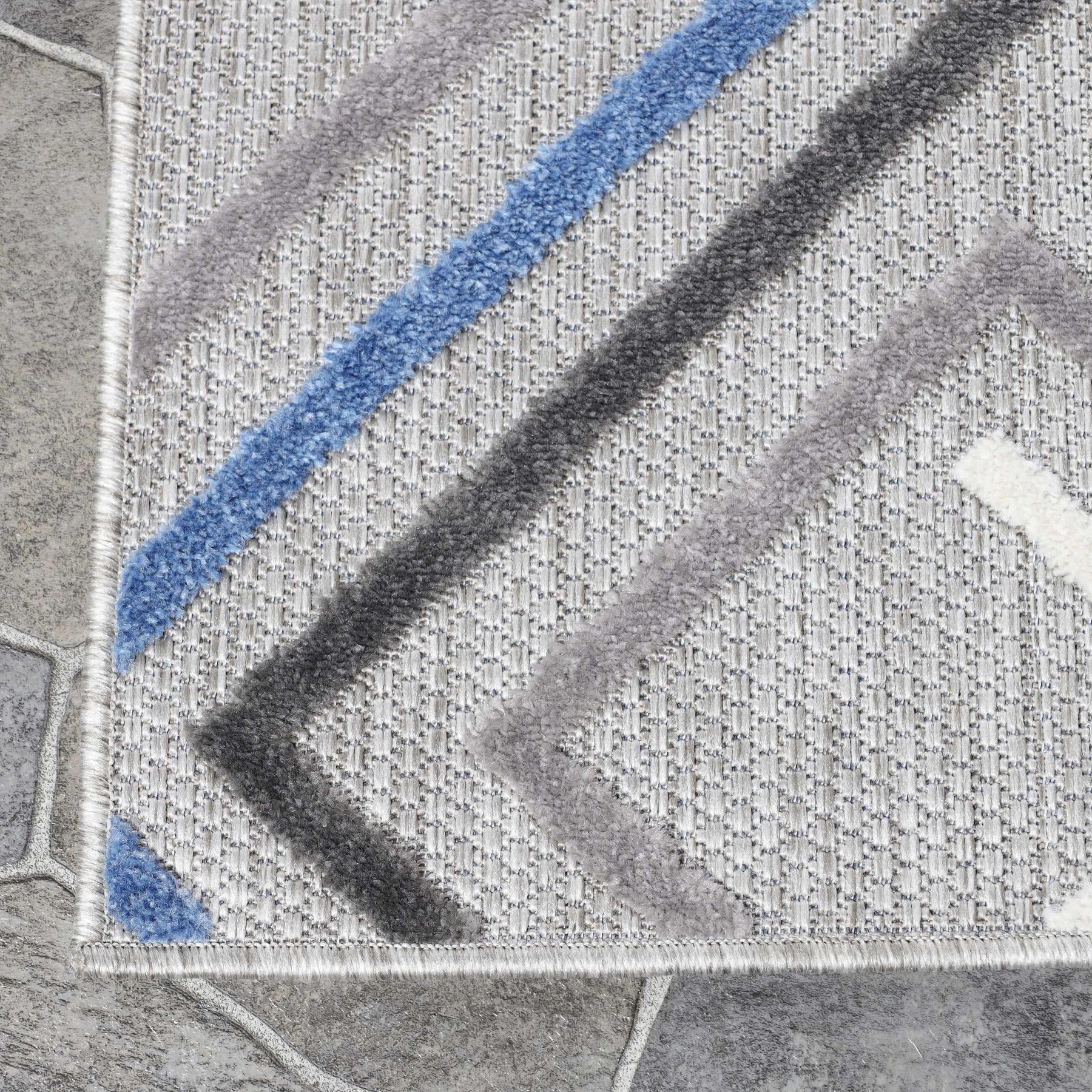 Ares Geometric Contemporary Area Rug Indoor Outdoor Rugs