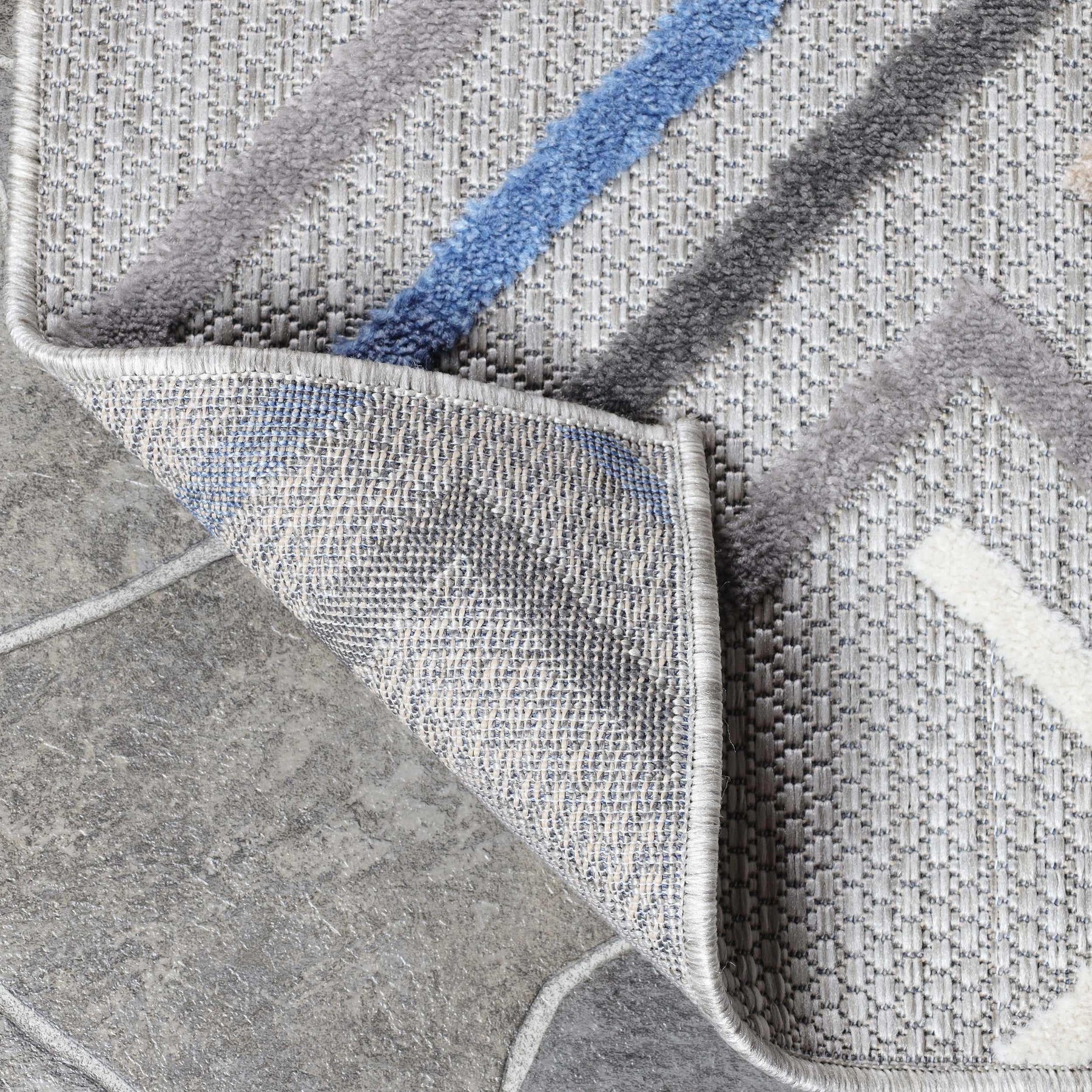 Ares Geometric Contemporary Area Rug Indoor Outdoor Rugs