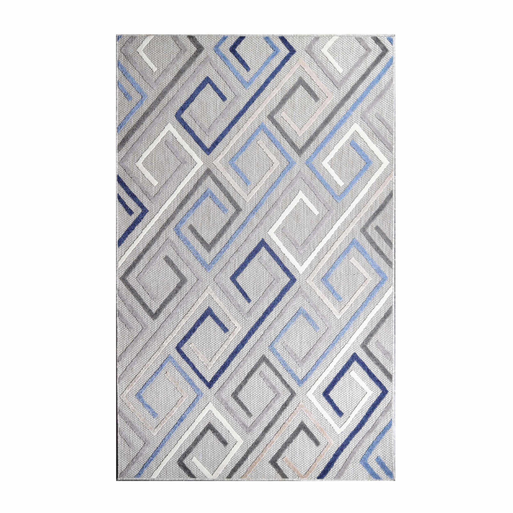 Ares Geometric Contemporary Area Rug Indoor Outdoor Rugs