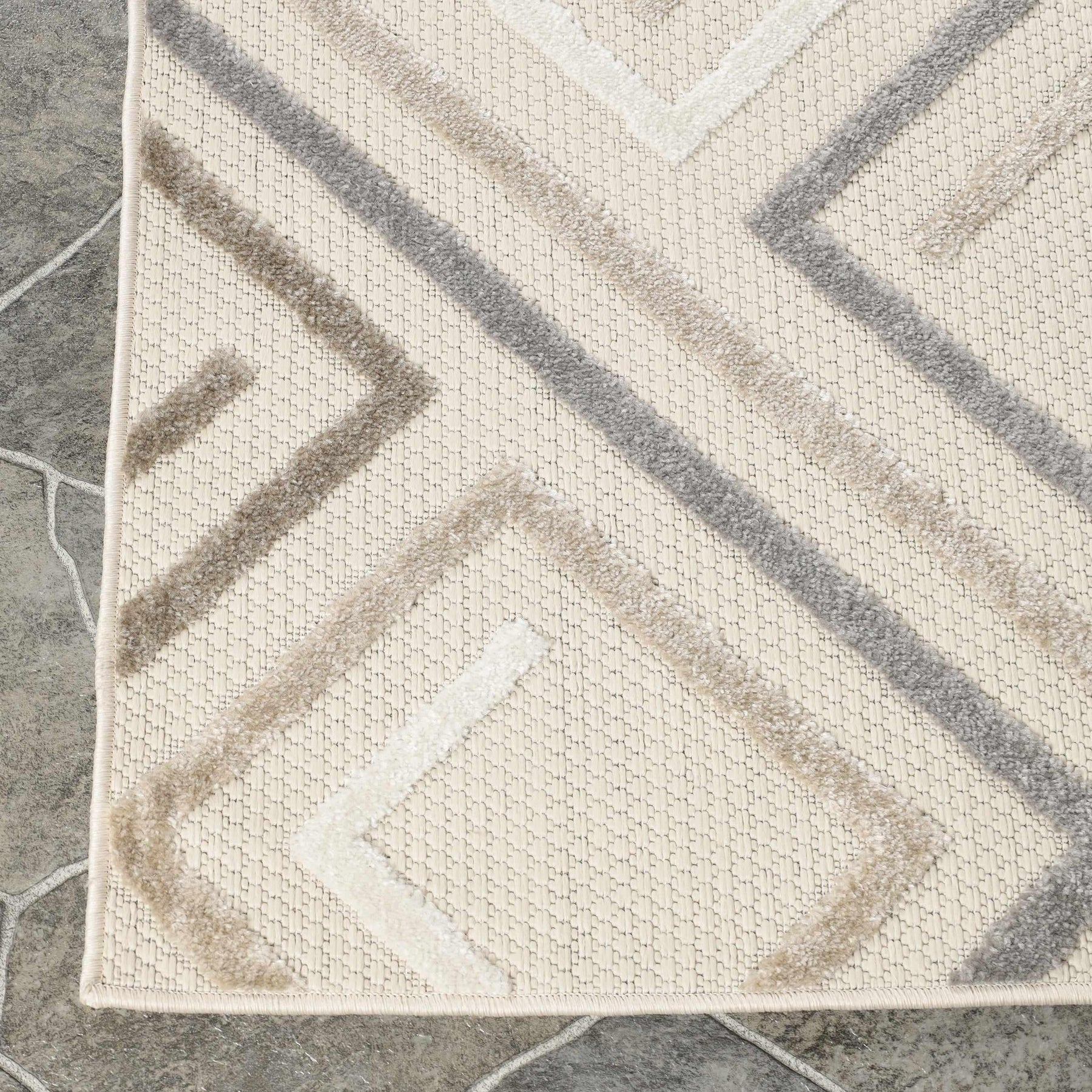 Ares Geometric Contemporary Area Rug Indoor Outdoor Rugs