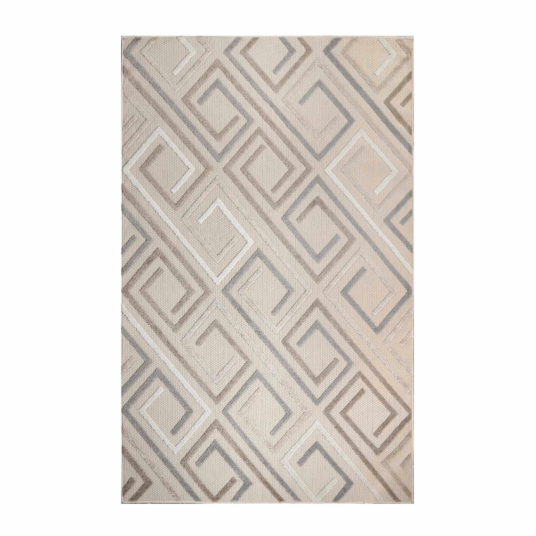 Ares Geometric Contemporary Area Rug Indoor Outdoor Rugs