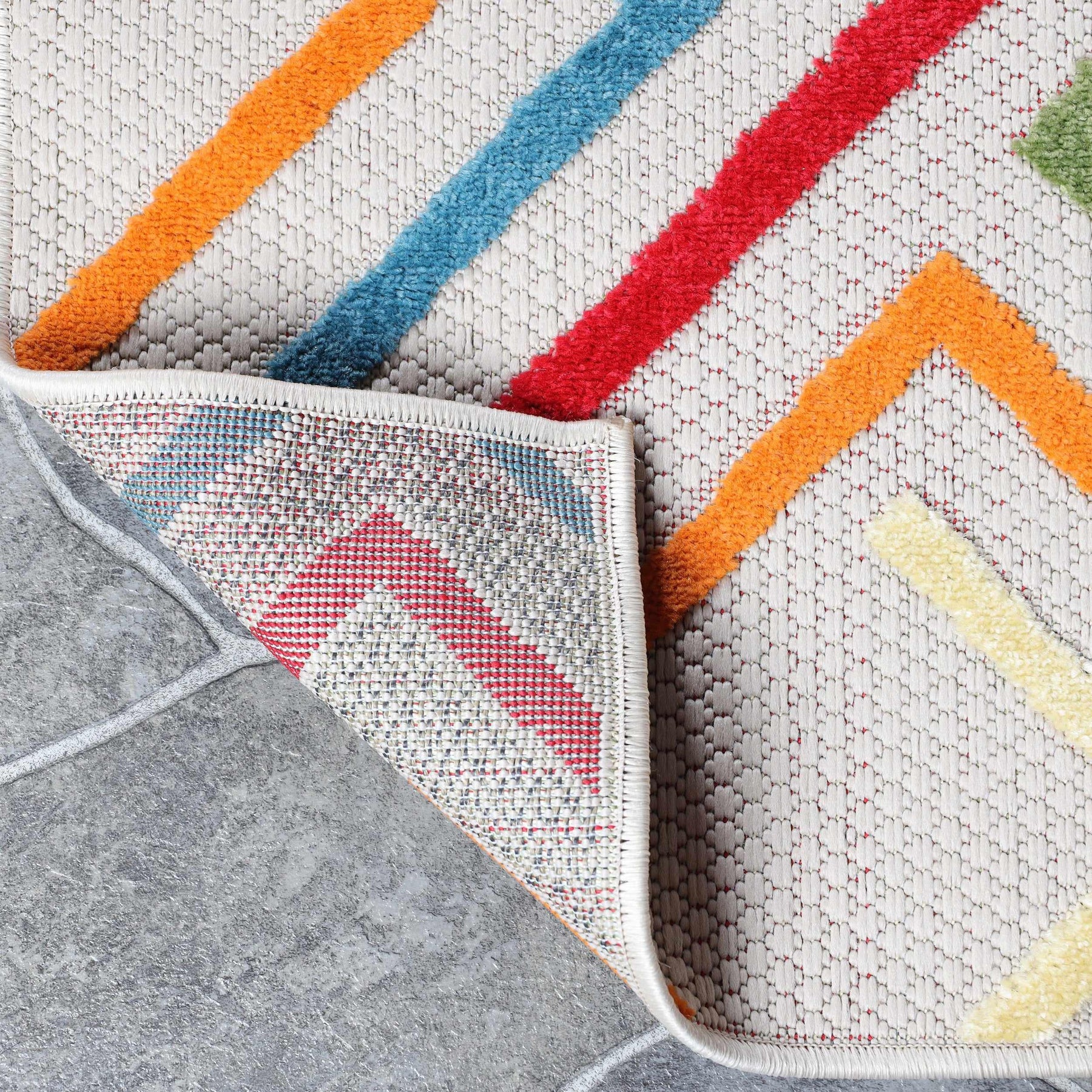 Ares Geometric Contemporary Area Rug Indoor Outdoor Rugs