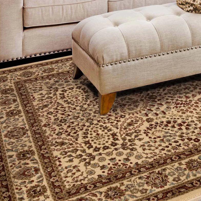 Astral Oriental Floral Scroll Indoor Large Area Rugs or Runner Rug