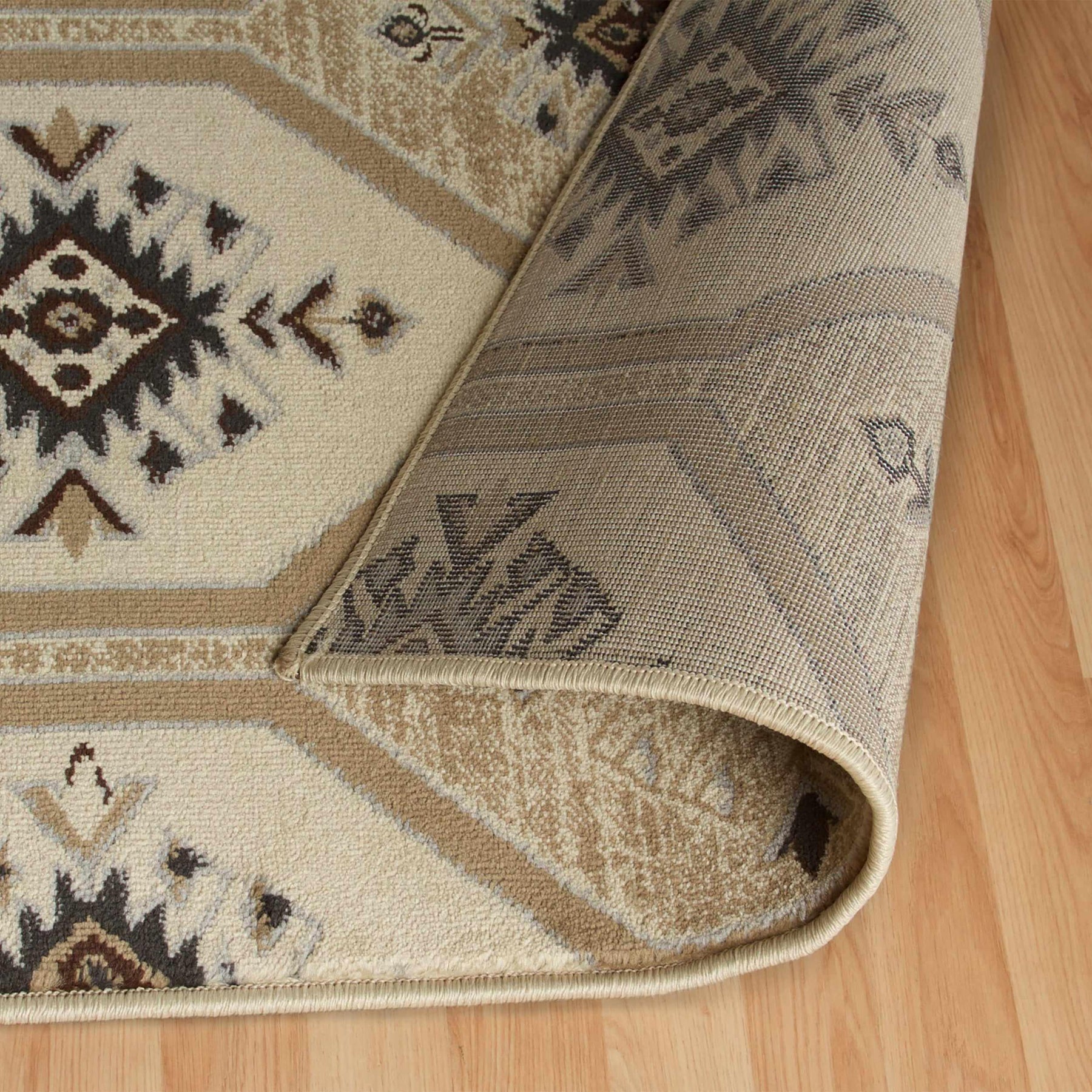 Aurora Hexagon Medallion Geometric Area Rug or Runner