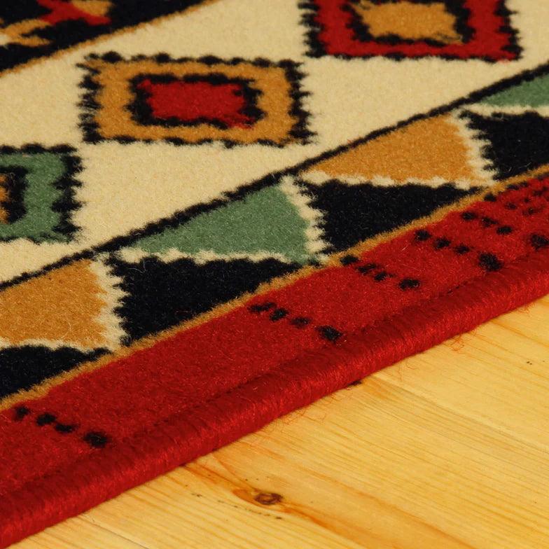 Aztec Southwestern Medallion Diamond Indoor Area Rugs or Runner Rug