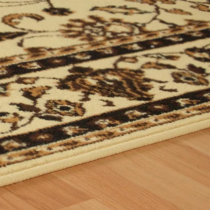 Barringer Traditional Floral Damask 3 Piece Area Rug Set
