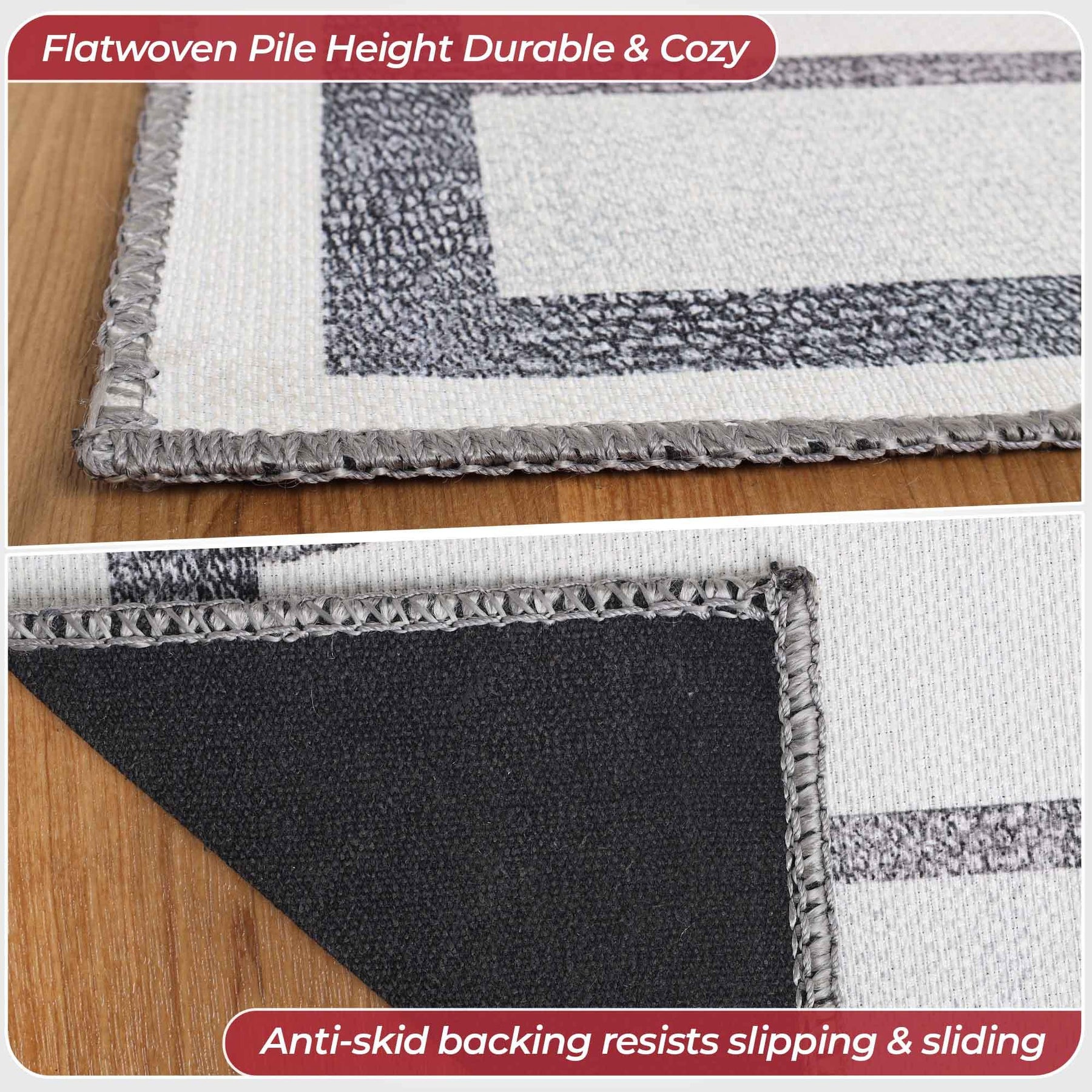 Basketball Court Non-Slip Kids Playroom Indoor Washable Area Rug