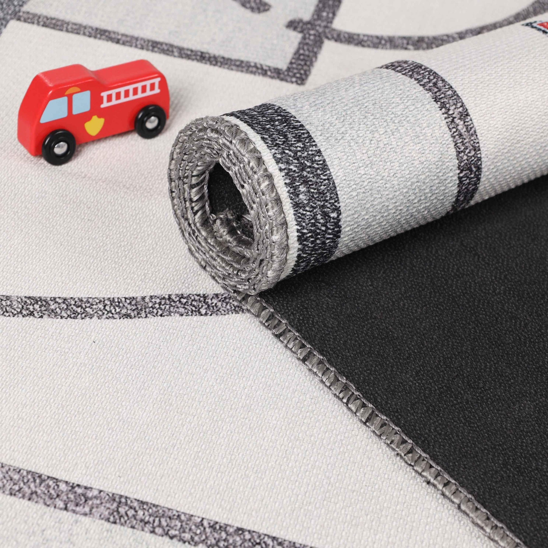 Basketball Court Non-Slip Kids Playroom Indoor Washable Area Rug