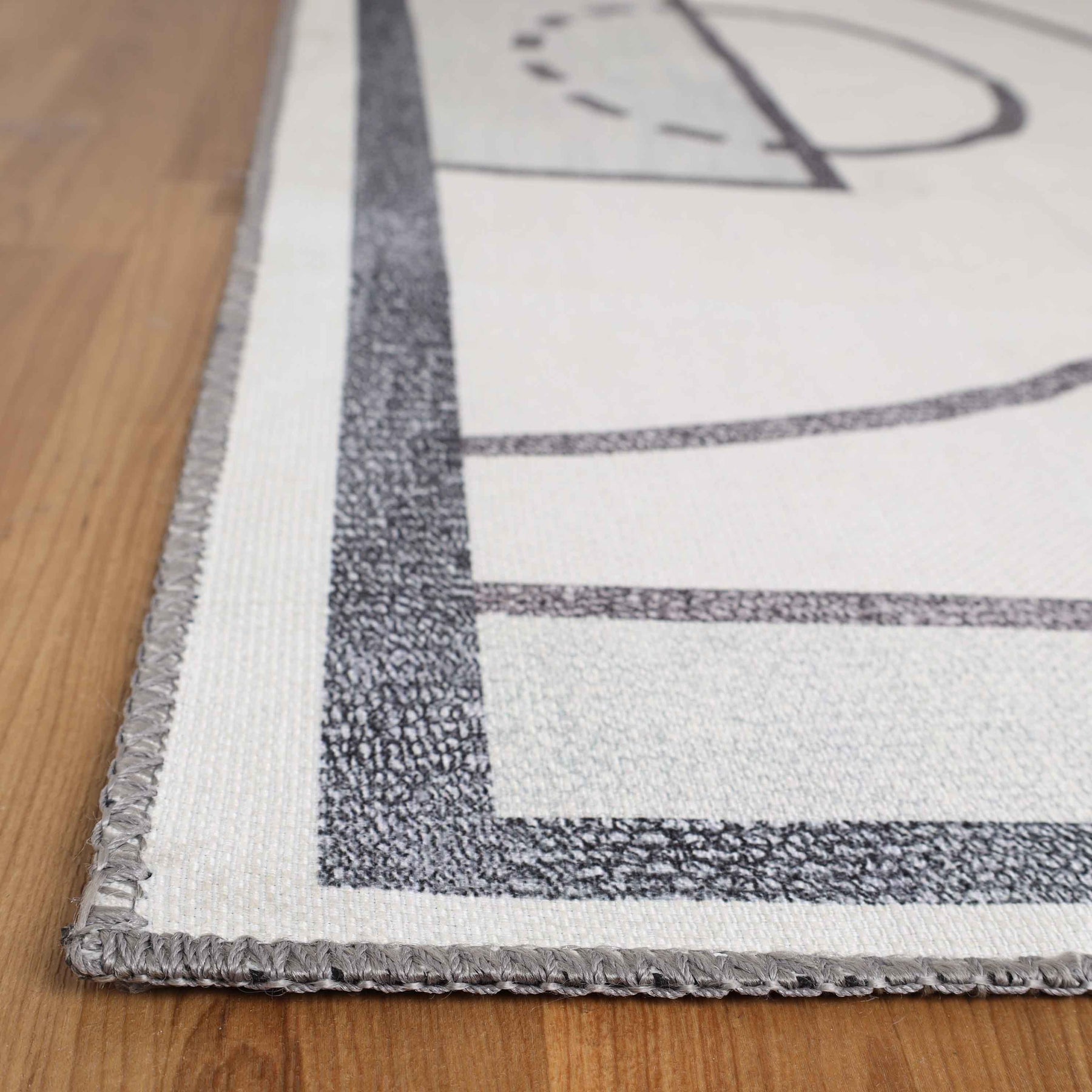 Basketball Court Non-Slip Kids Playroom Indoor Washable Area Rug
