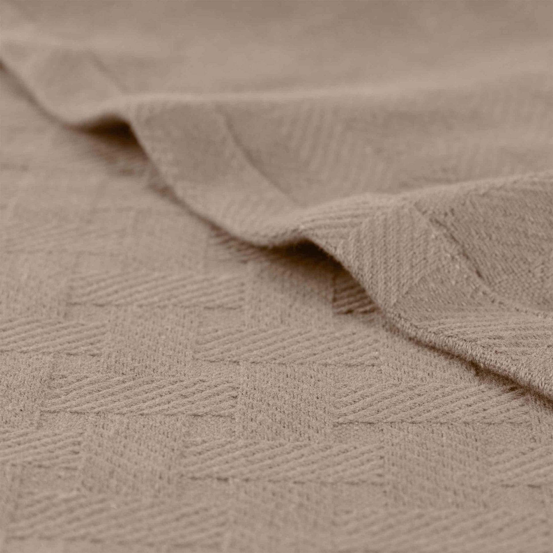 Basketweave Classic Farmhouse All-Season Cotton Blanket