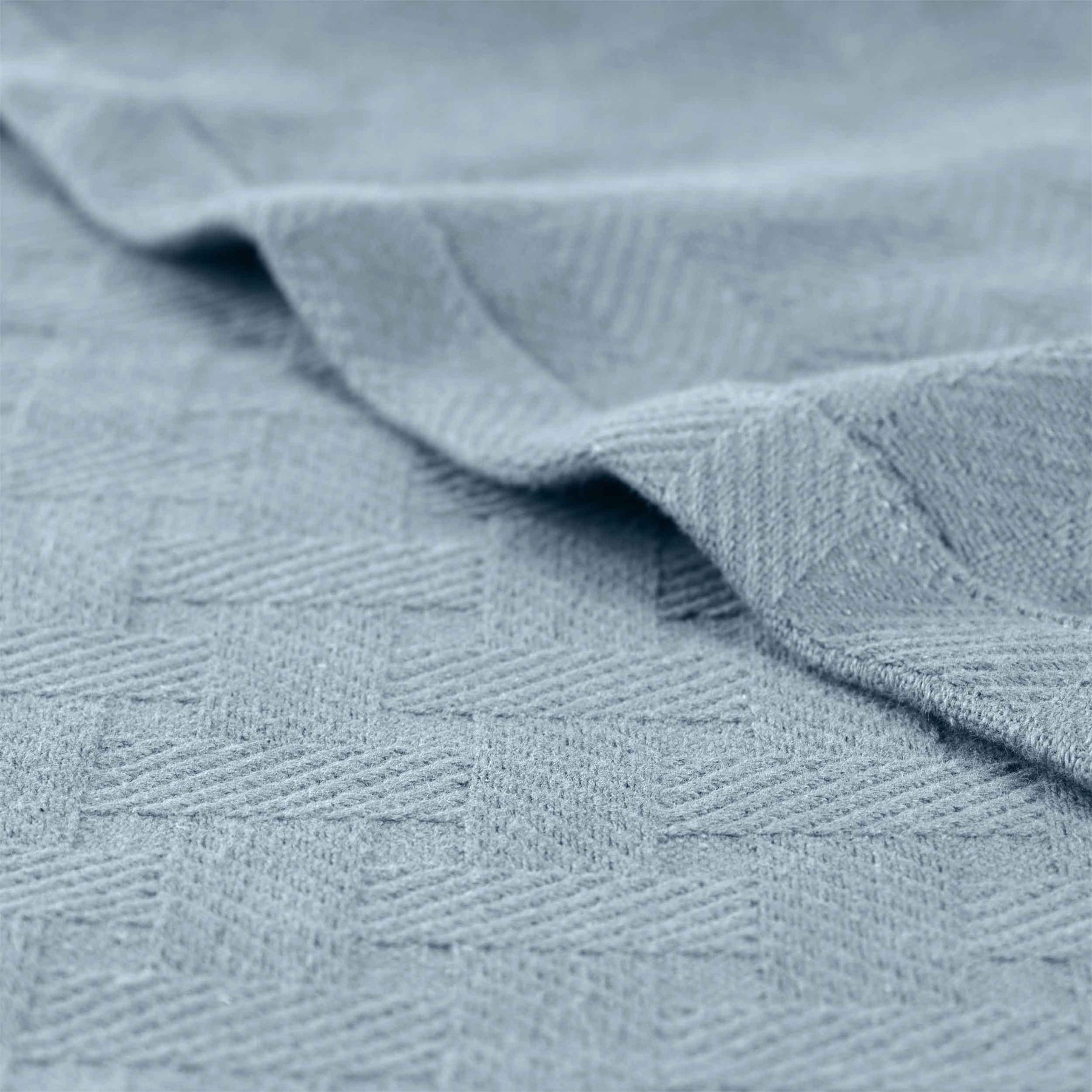Basketweave Classic Farmhouse All-Season Cotton Blanket