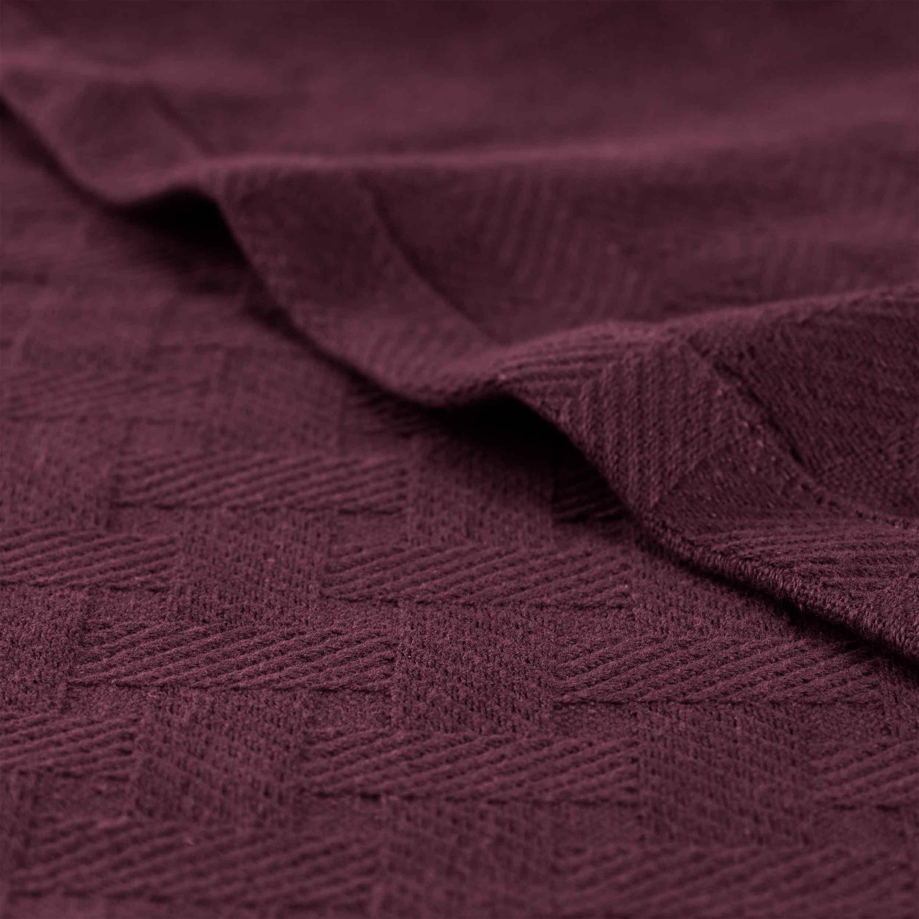 Basketweave Classic Farmhouse All-Season Cotton Blanket