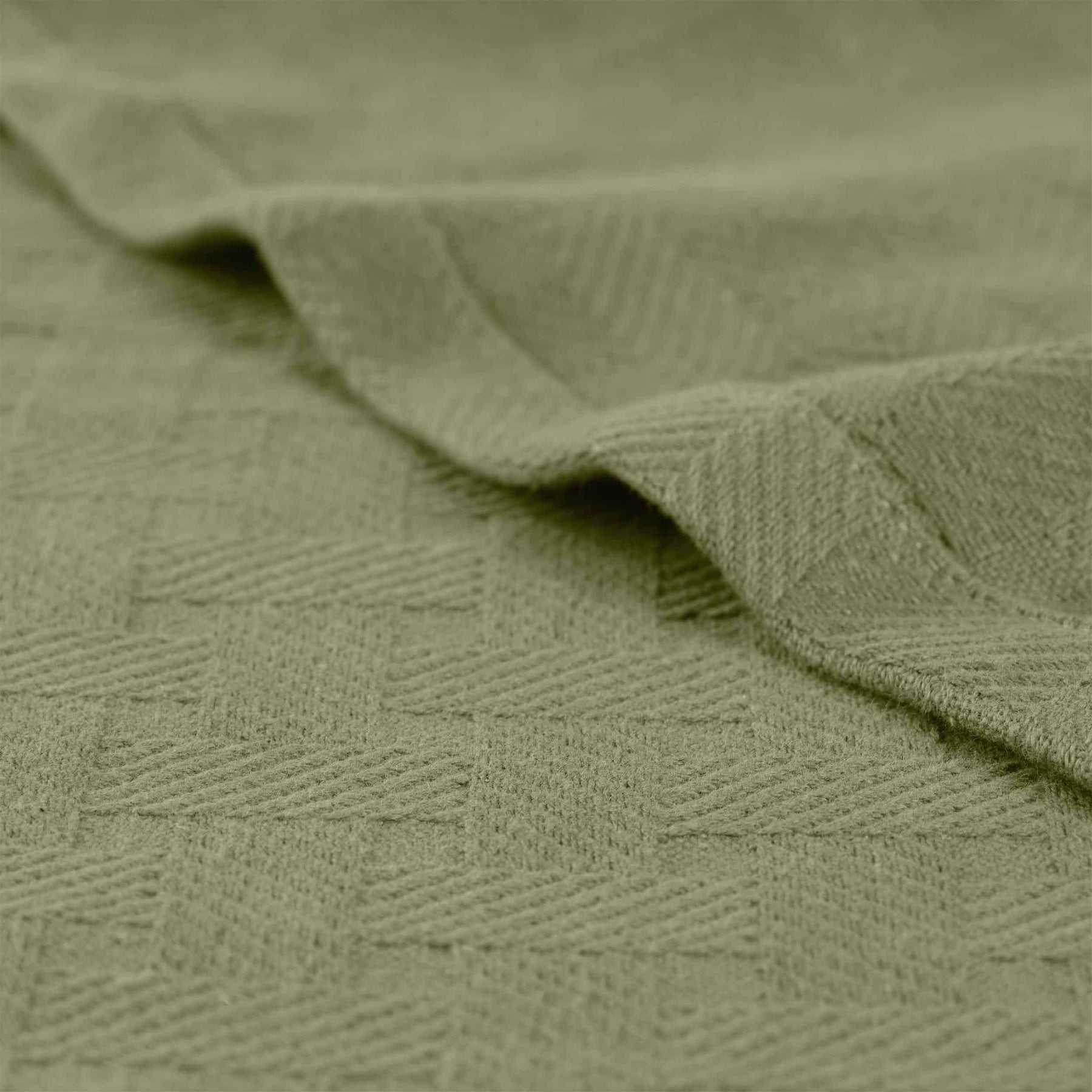 Basketweave Classic Farmhouse All-Season Cotton Blanket