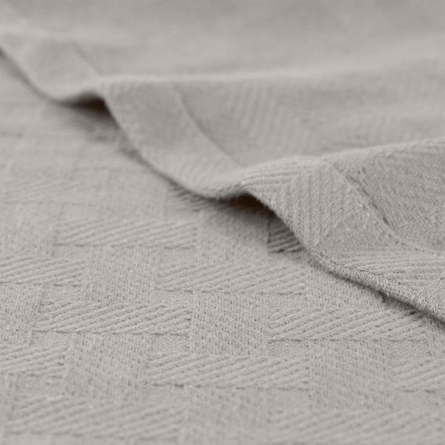 Basketweave Classic Farmhouse All-Season Cotton Blanket