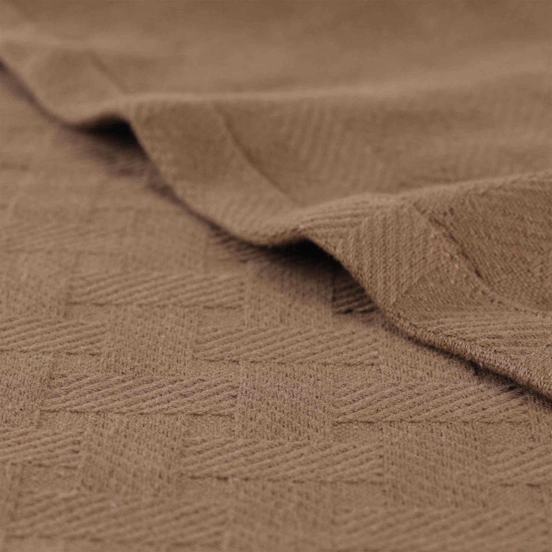 Basketweave Classic Farmhouse All-Season Cotton Blanket