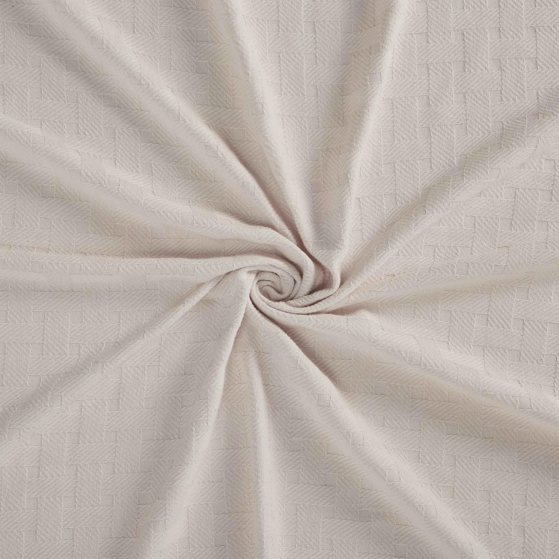 Basketweave Classic Farmhouse All-Season Cotton Blanket