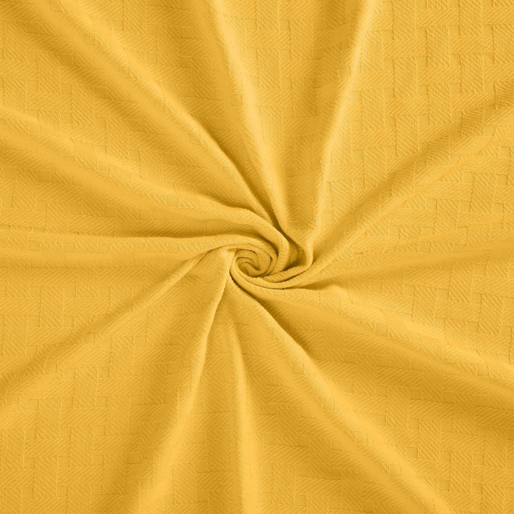 Basketweave Classic Farmhouse All-Season Cotton Blanket