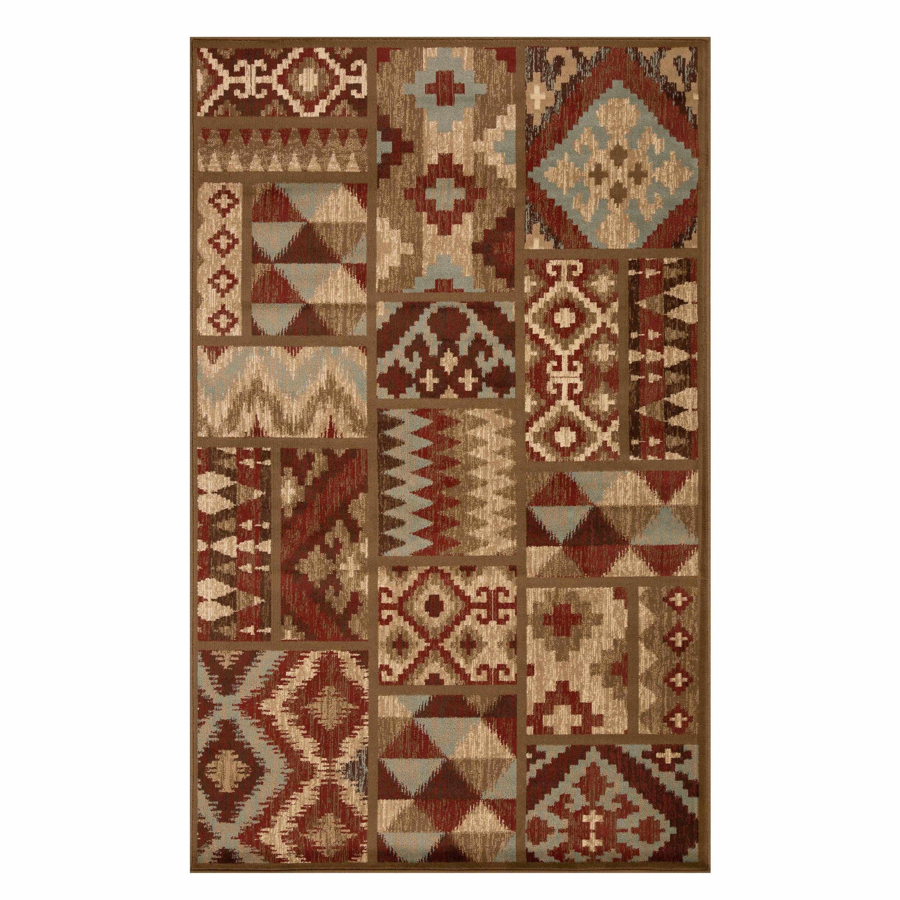 Berlin Aztec Geometric Southwestern Indoor Area Rugs or Runner Rug