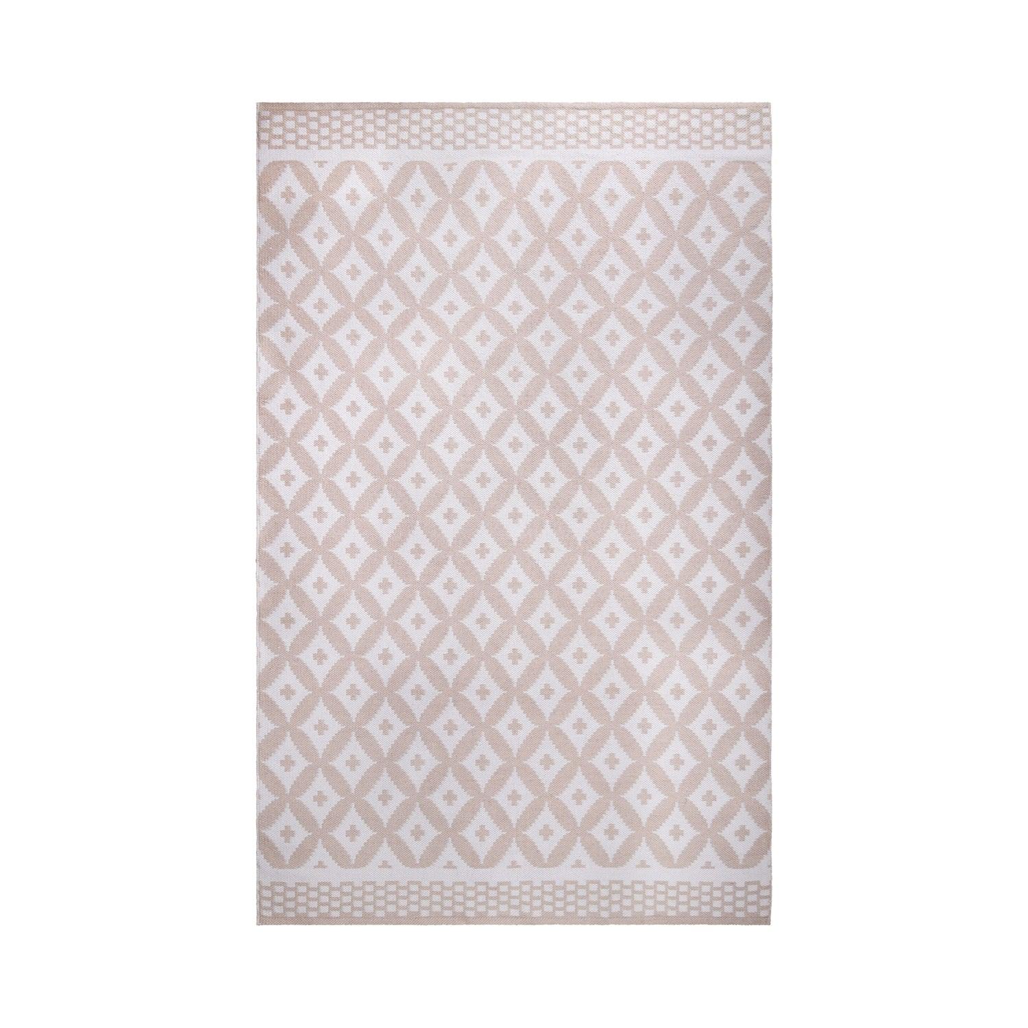 Modern Geometric Lattice Indoor Outdoor Area Rug