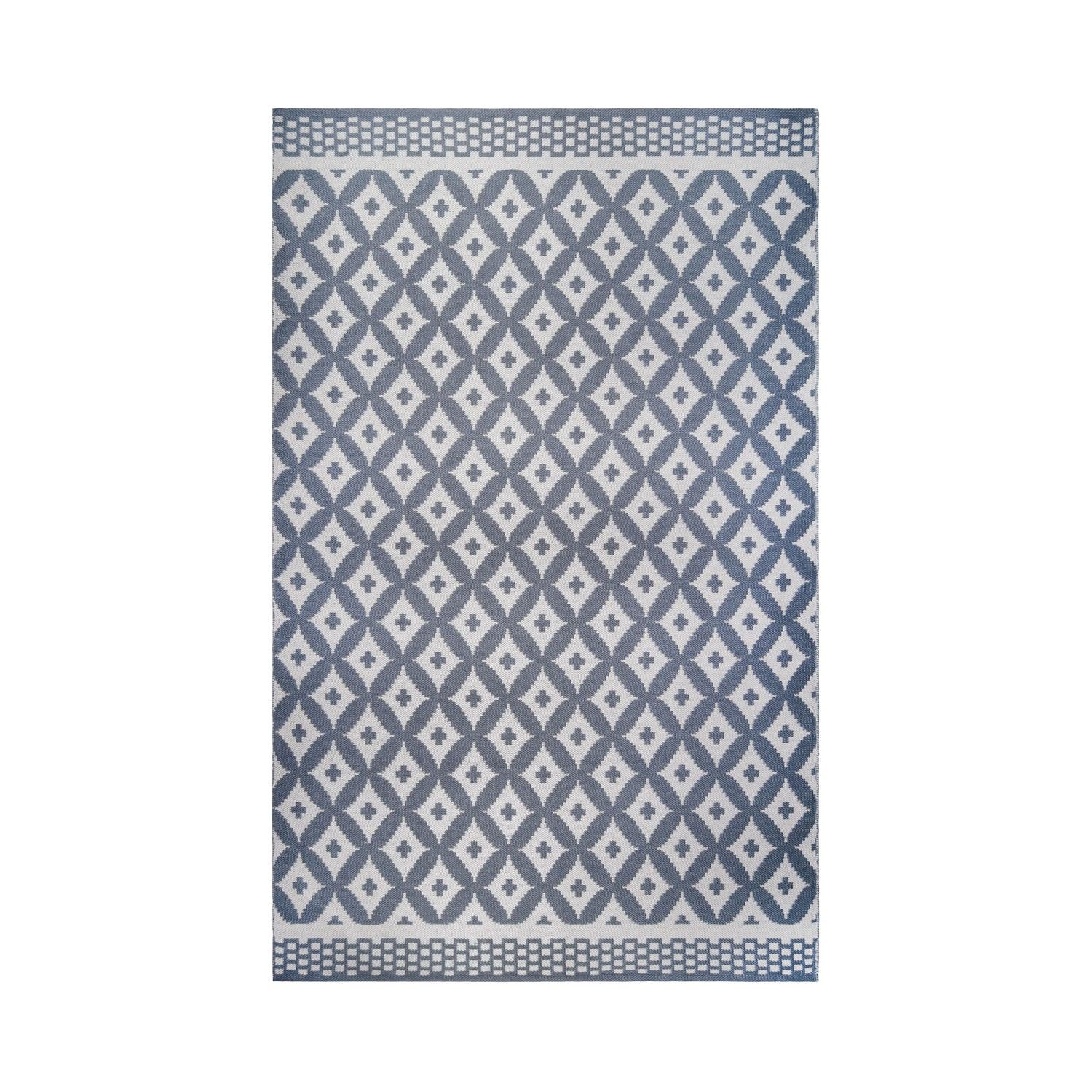 Modern Geometric Lattice Indoor Outdoor Area Rug