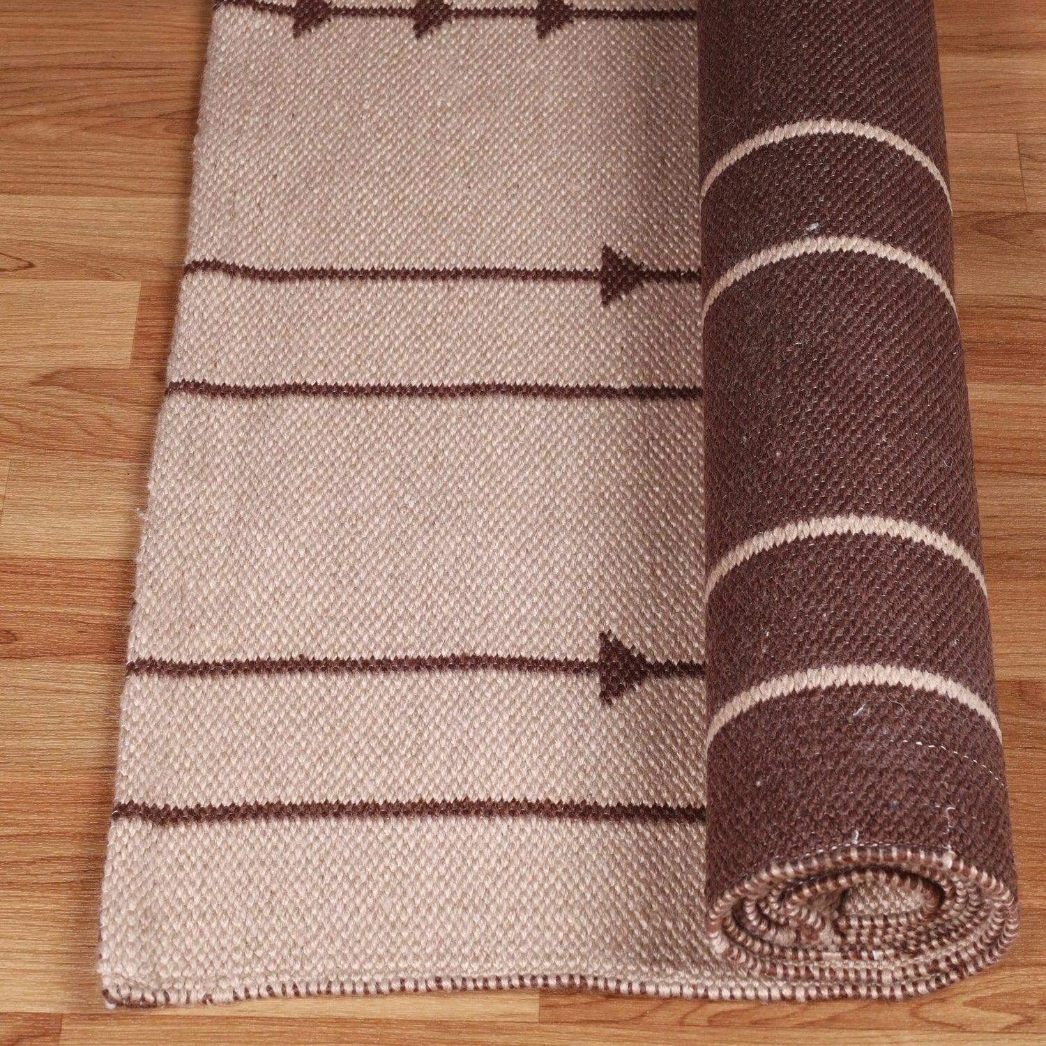 Bohemian Arrow Line Pattern Indoor Outdoor Area Rug