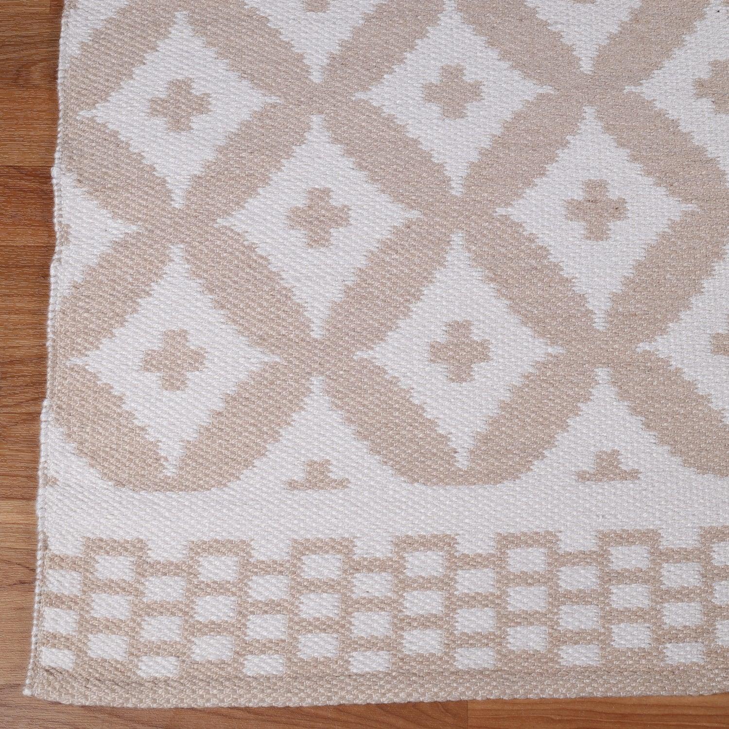 Modern Geometric Lattice Indoor Outdoor Area Rug