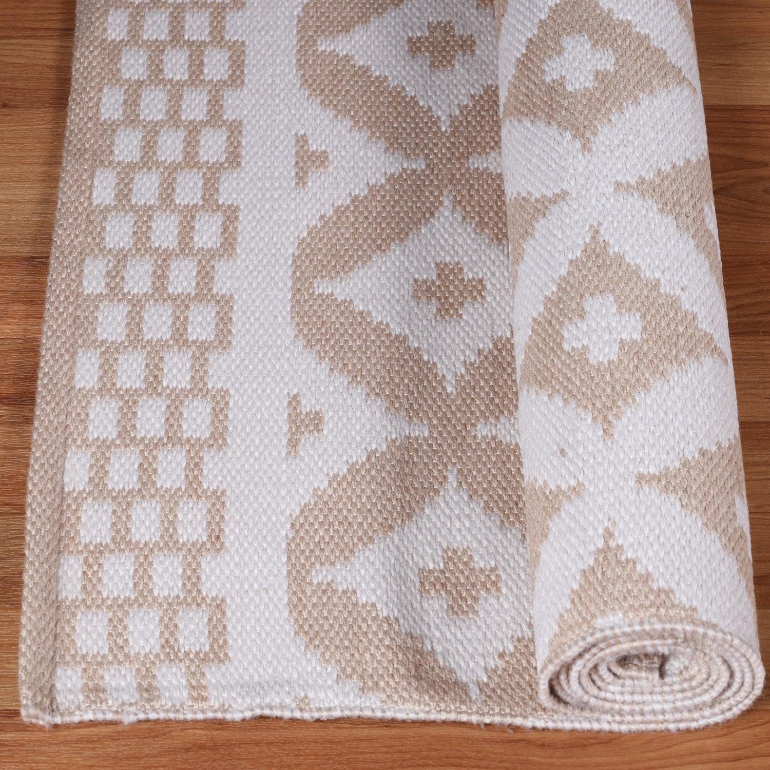 Modern Geometric Lattice Indoor Outdoor Area Rug