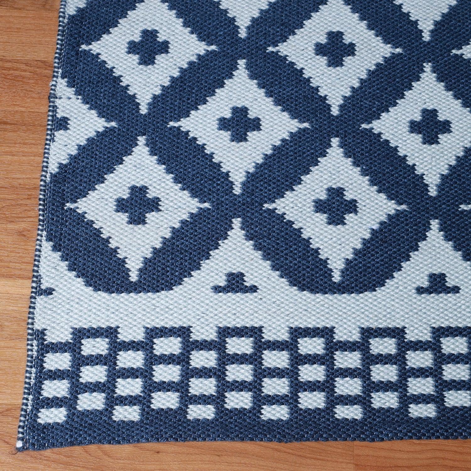 Modern Geometric Lattice Indoor Outdoor Area Rug