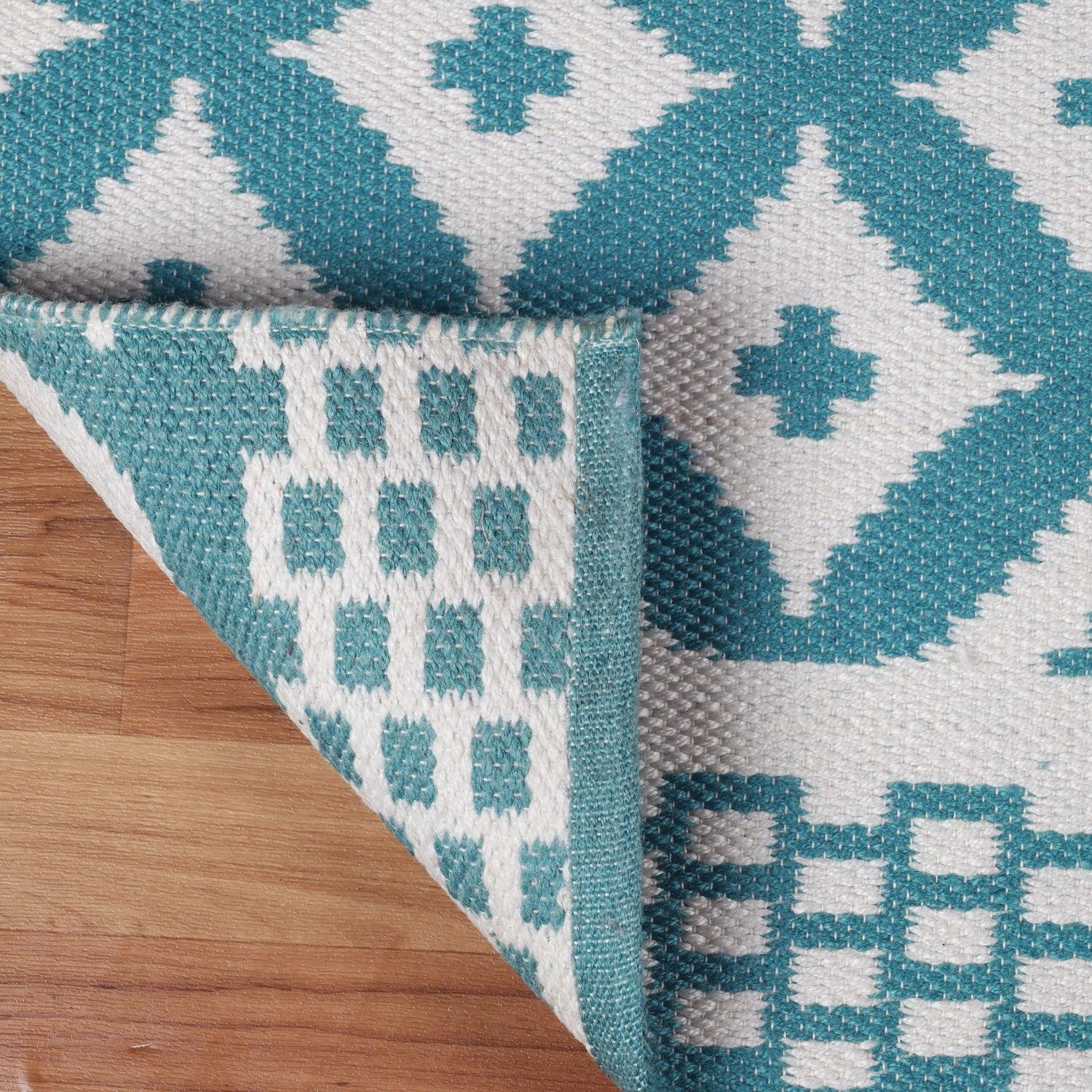 Modern Geometric Lattice Indoor Outdoor Area Rug