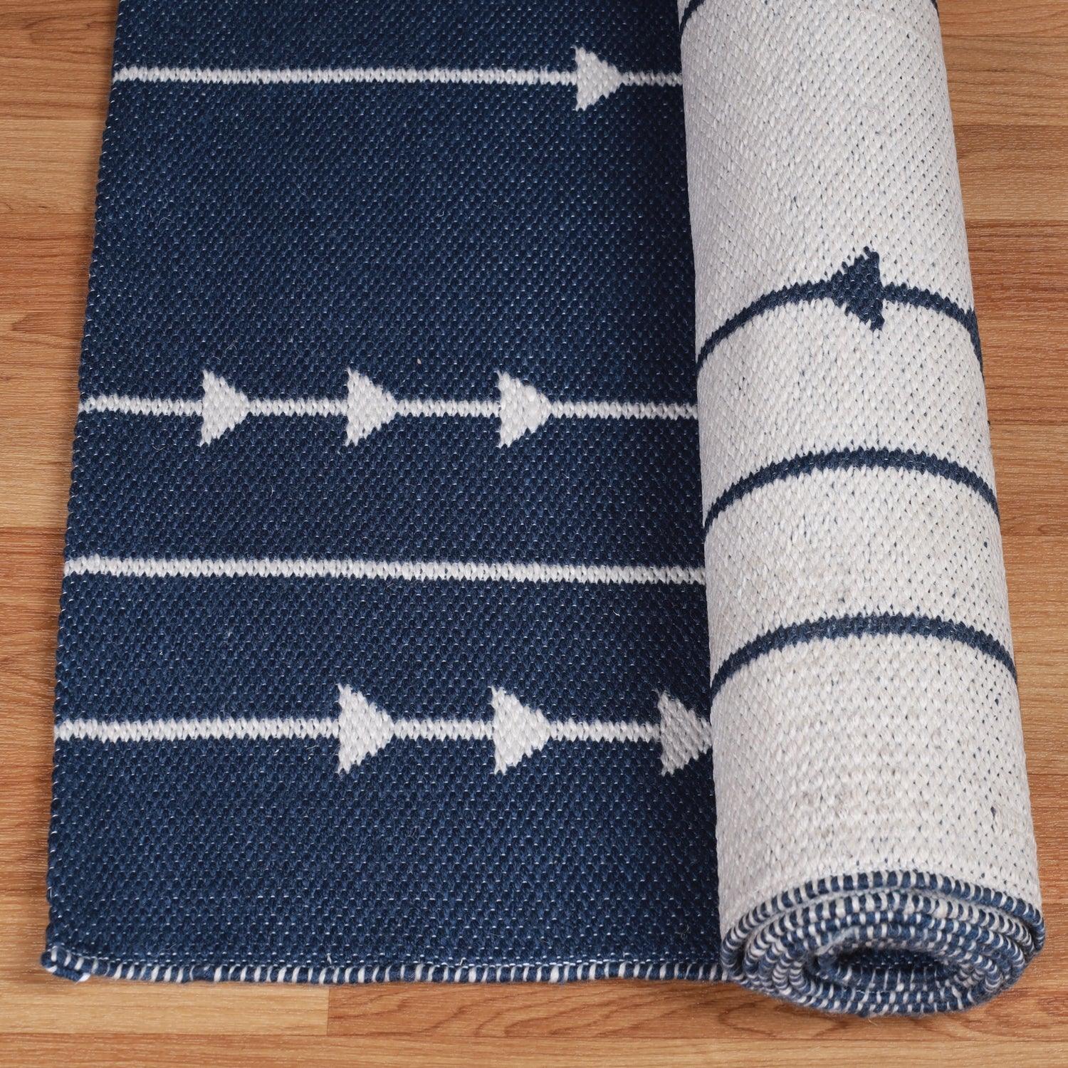 Bohemian Arrow Line Pattern Indoor Outdoor Area Rug