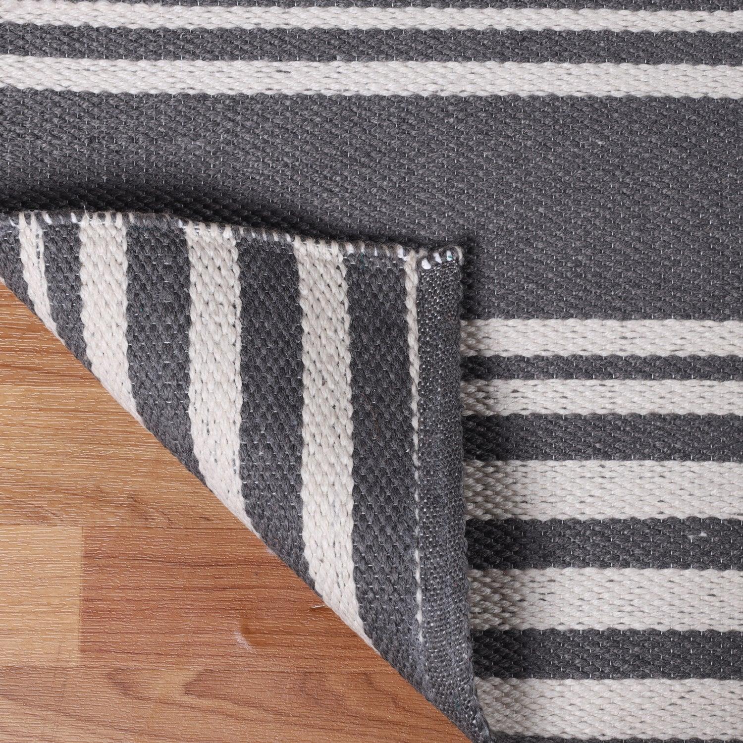 Modern Stripes Large Indoor Outdoor Pattern Area Rug