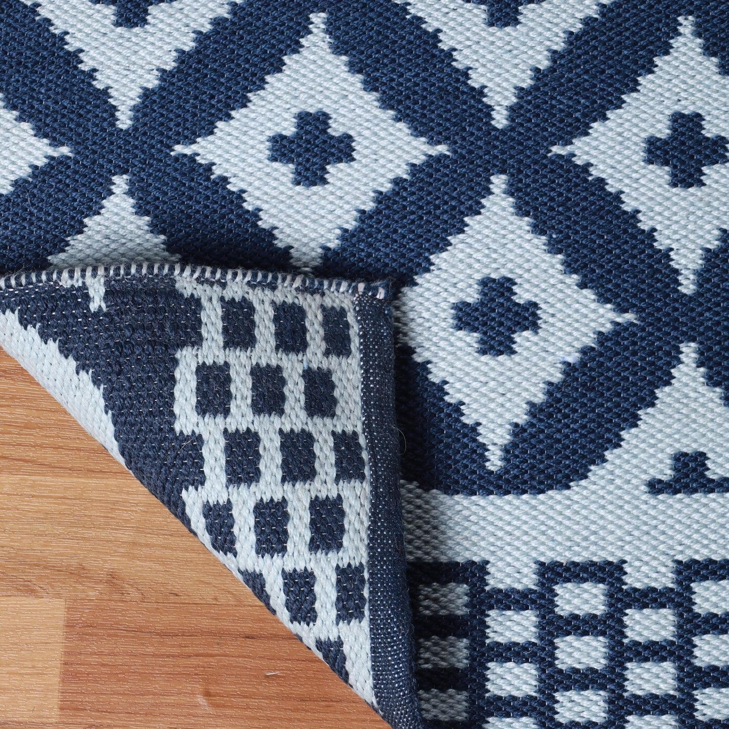 Modern Geometric Lattice Indoor Outdoor Area Rug