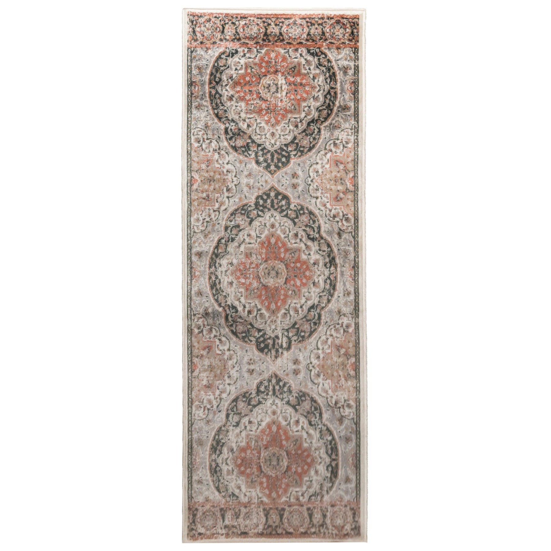 Bodhi Vintage Floral Medallion Indoor Area Rugs or Runner Rug