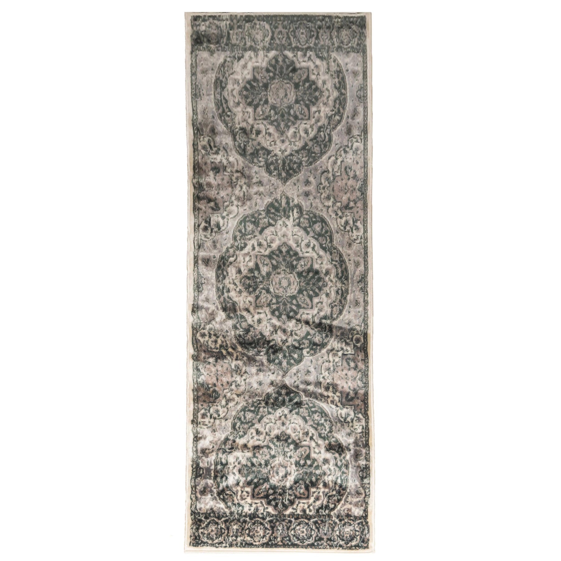 Bodhi Vintage Floral Medallion Indoor Area Rugs or Runner Rug