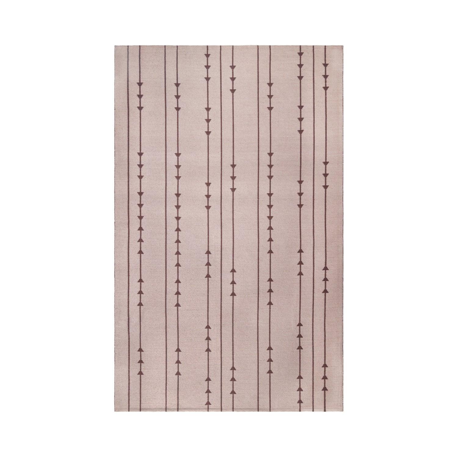 Bohemian Arrow Line Pattern Indoor Outdoor Area Rug