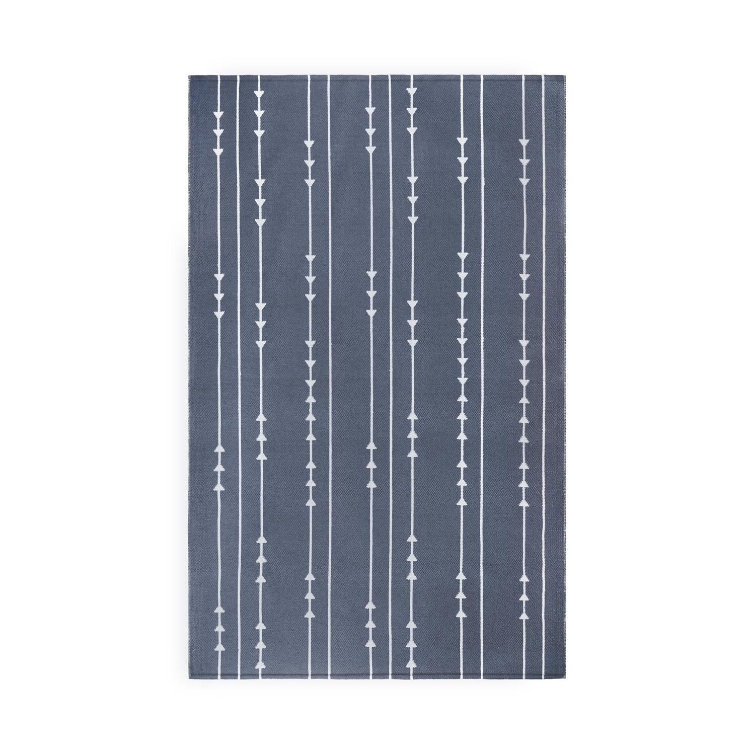 Bohemian Arrow Line Pattern Indoor Outdoor Area Rug