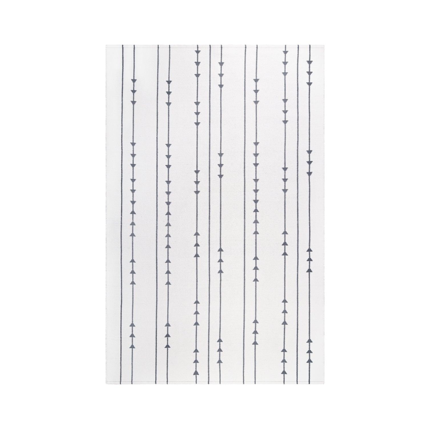 Bohemian Arrow Line Pattern Indoor Outdoor Area Rug