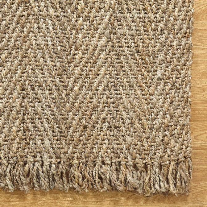 Bohemian Handwoven Natural Braided Jute Reversible Indoor Area Rug