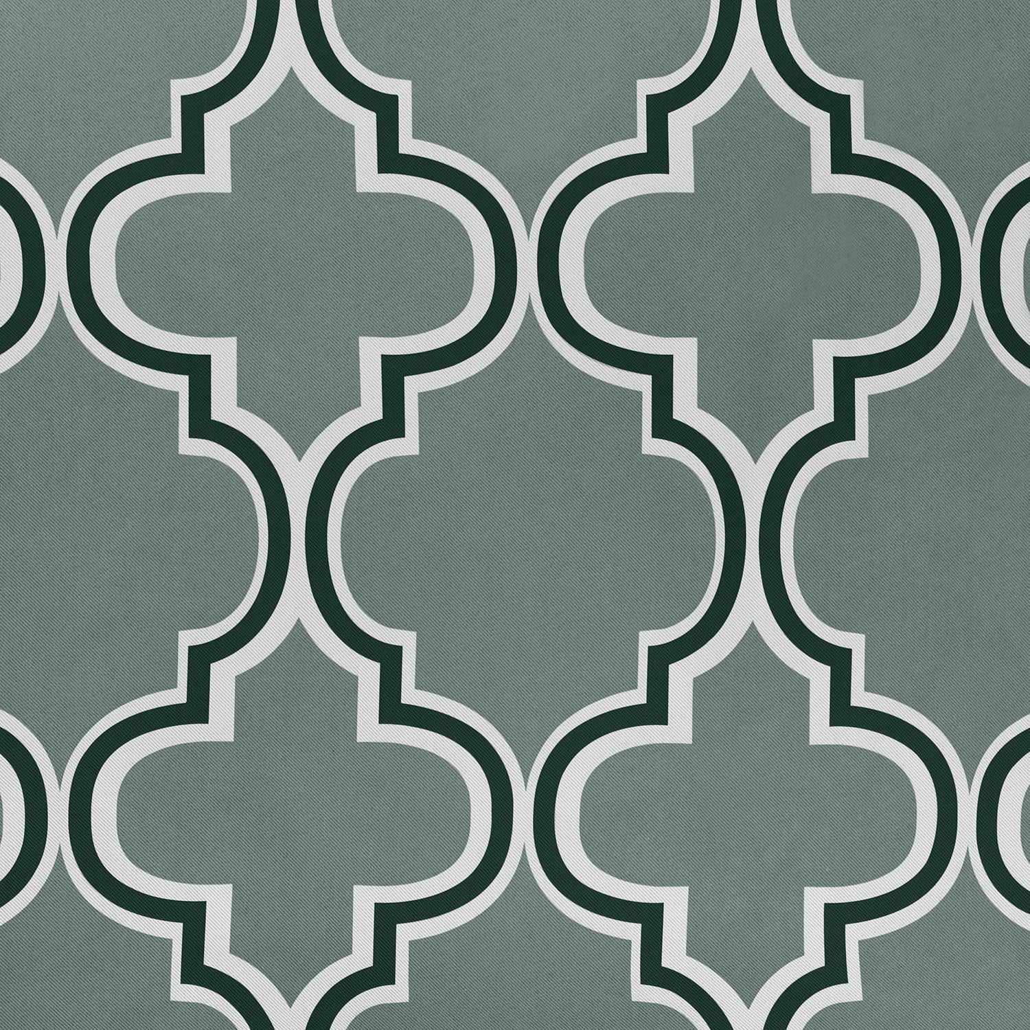 Bohemian Trellis Printed Eclectic Blackout Grommet Curtain Panel Set