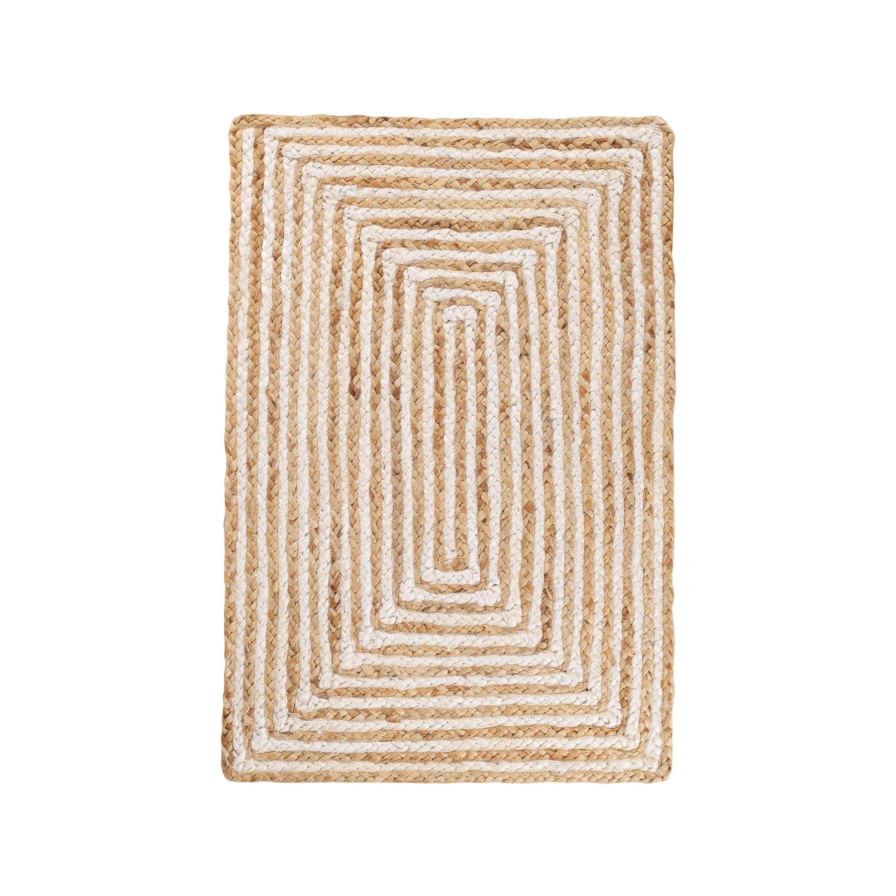 Braided Jute Reversible Round Indoor Outdoor Area Rug