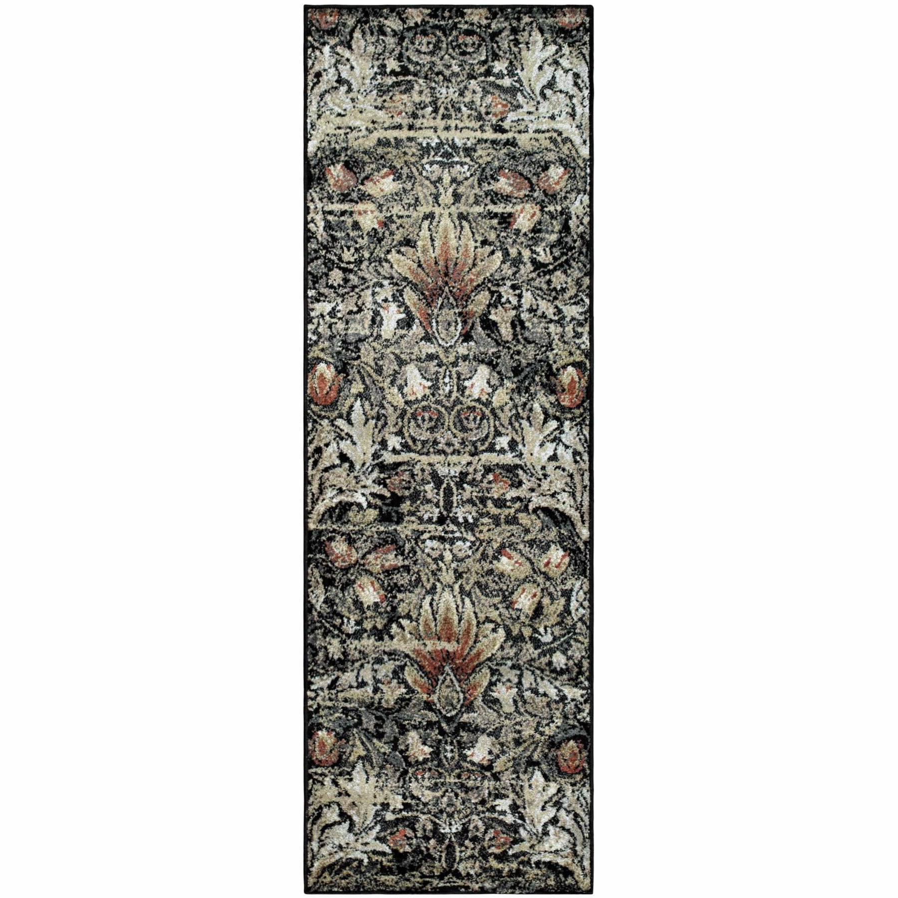 Braxton Floral Damask Area Rug