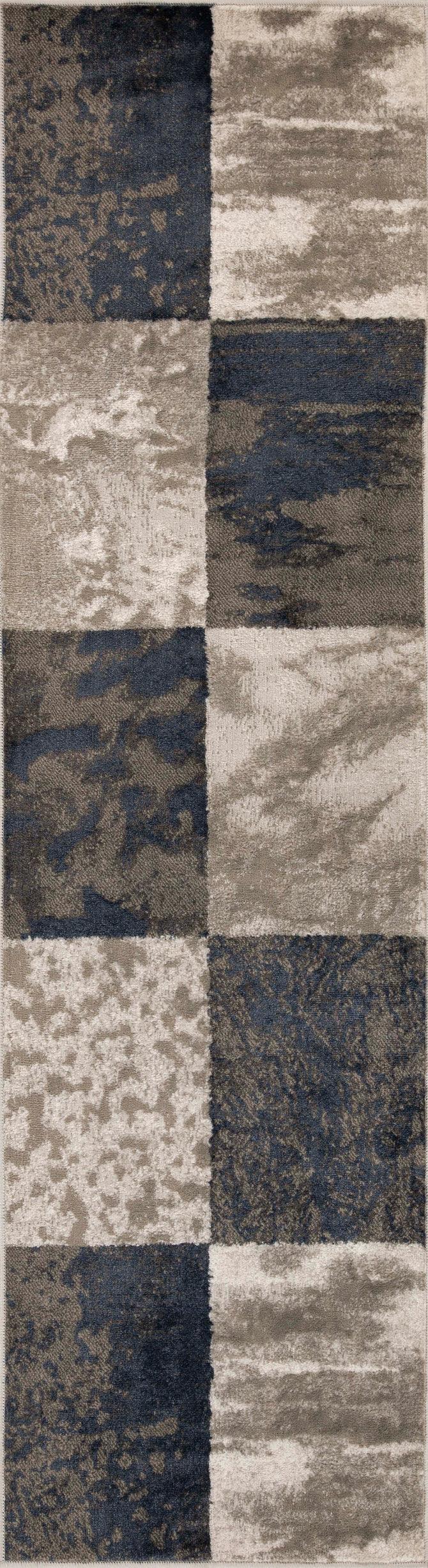 Brentwood Modern Patchwork Abstract Indoor Area Rugs or Runner Rug