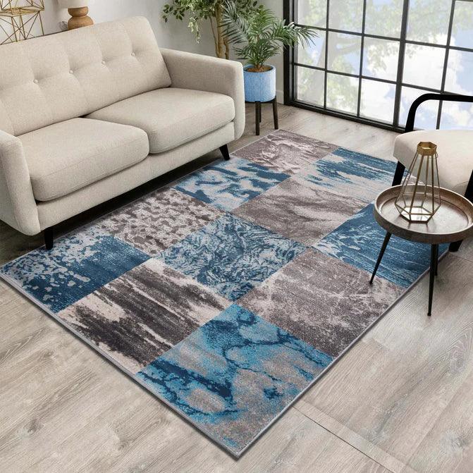Brentwood Modern Patchwork Abstract Indoor Area Rugs or Runner Rug