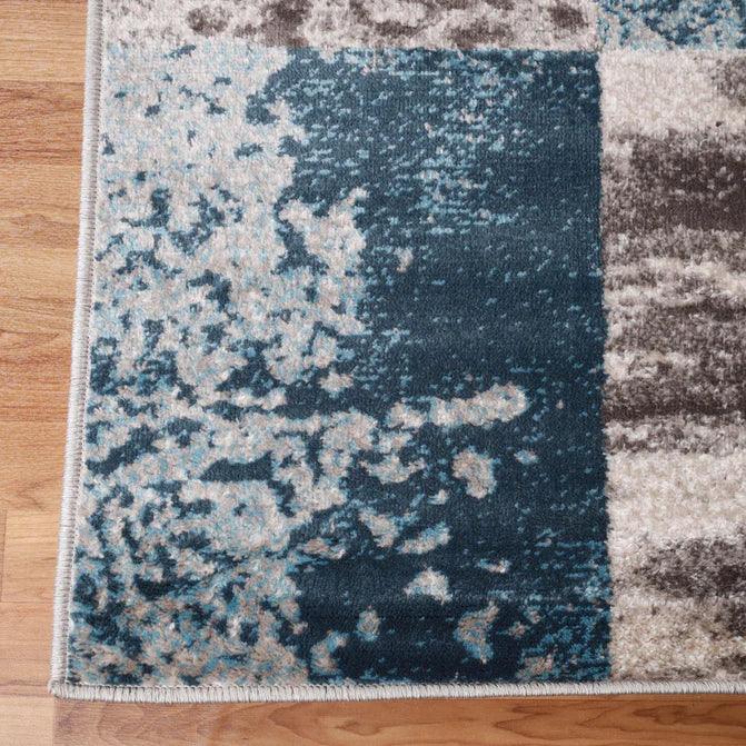 Brentwood Modern Patchwork Abstract Indoor Area Rugs or Runner Rug