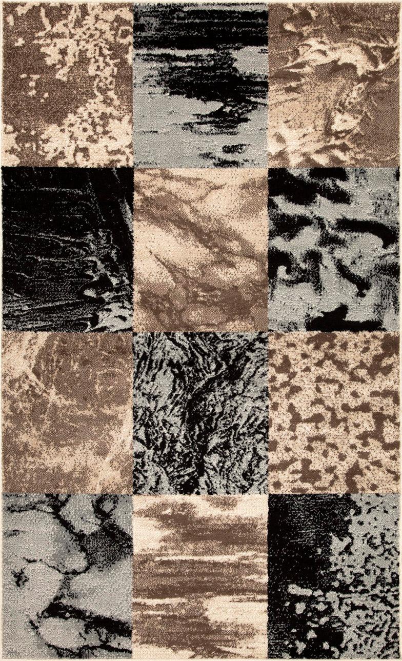 Brentwood Modern Patchwork Abstract Indoor Area Rugs or Runner Rug