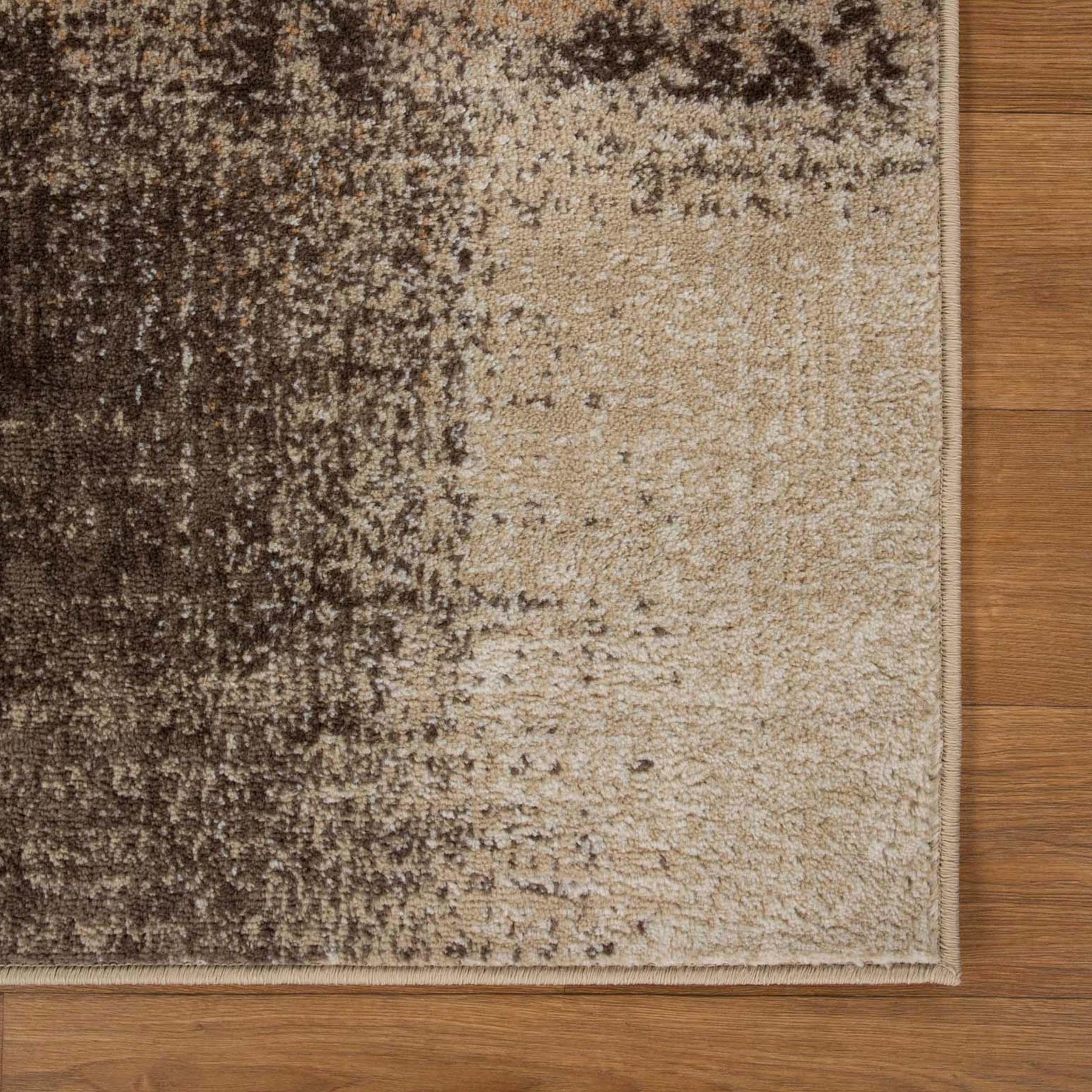 Bristol Distressed Abstract Damask Indoor Area Rug or Runner Rug