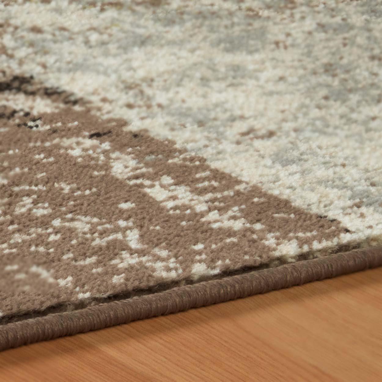 Bristol Distressed Abstract Damask Indoor Area Rug or Runner Rug
