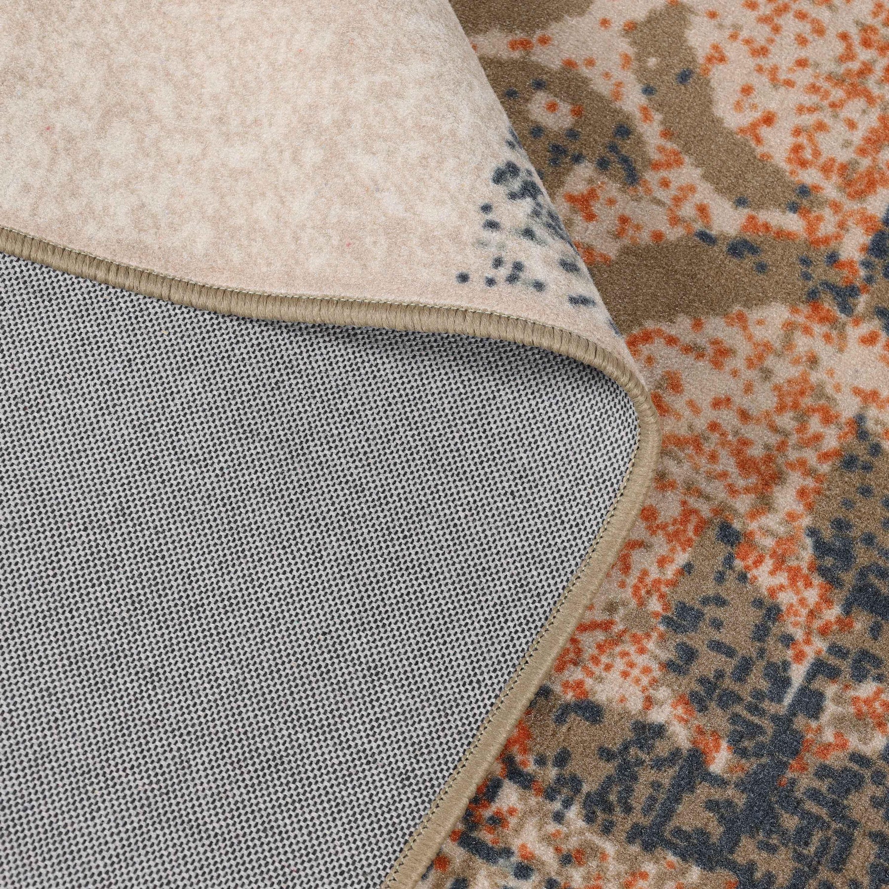 Bristol Distressed Abstract Damask Indoor Area Rug or Runner Rug