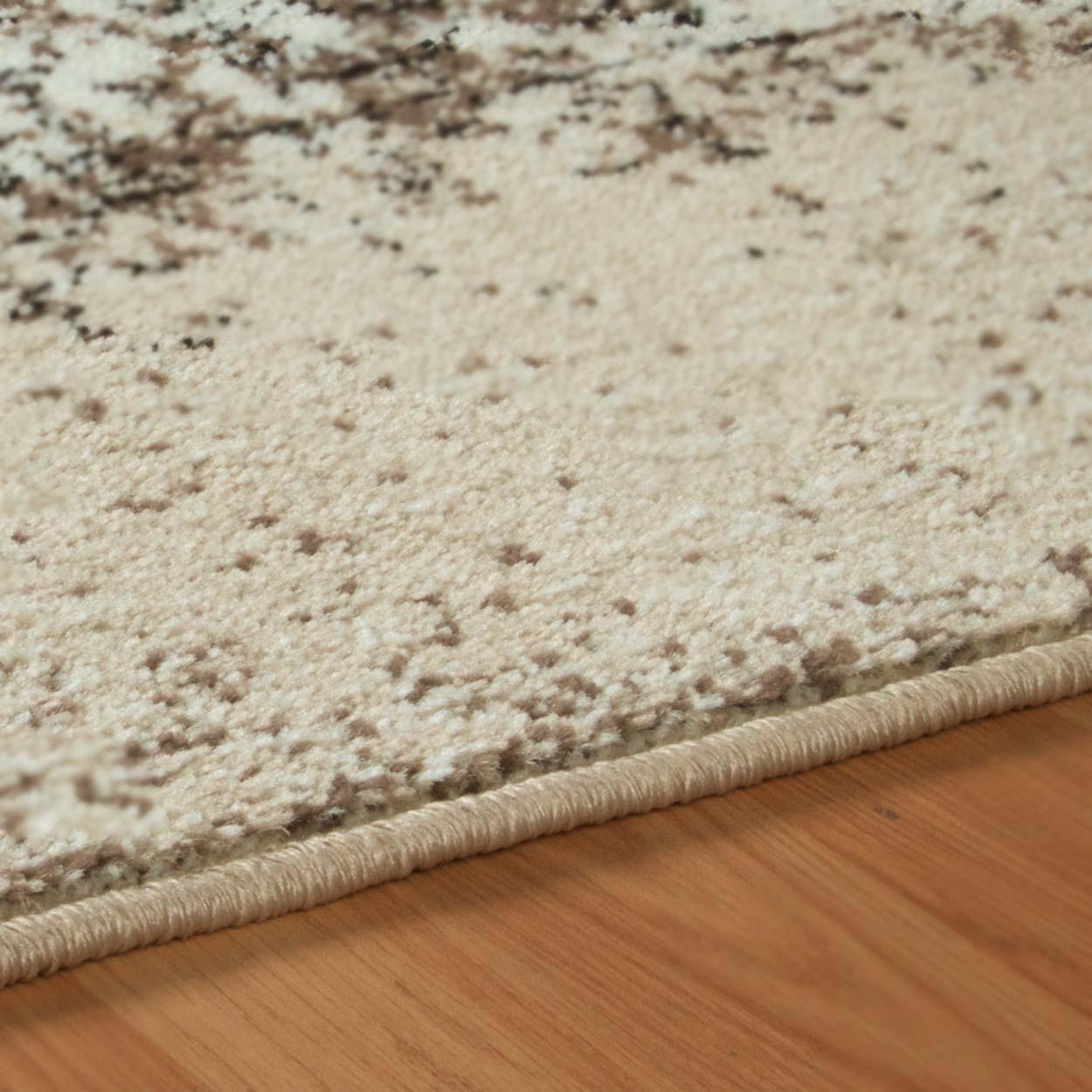 Bristol Distressed Abstract Damask Indoor Area Rug or Runner Rug